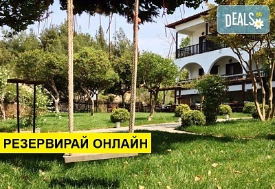 Нощувка на човек на база Закуска и вечеря в Hotel Liotopi 2*, Олимпиада, Халкидики