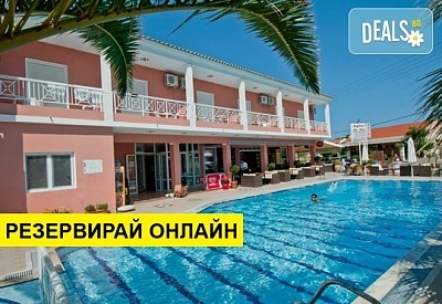 Нощувка на човек на база Закуска, Закуска и вечеря, Закуска, обяд и вечеря в Angelina Hotel & Apartments 3*, Сидари, о. Корфу