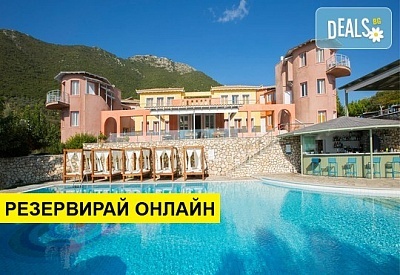 Нощувка на човек на база Закуска, Закуска и вечеря, Закуска, обяд и вечеря в Red Tower Hotel 3*, Никиана, о. Лефкада