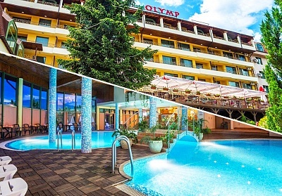  Нощувка на човек със закуска и вечеря + минерален басейн в Спа хотел Олимп****, Велинград 