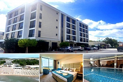 Хотел Магнифик: Нощувка със закуска и вечеря, вътрешен басейн и релакс зона в Кранево