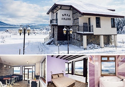 Нощувка за двама с дете до 12г. или наем на вила с външно джакузи във Вила Лидия, Цигов чарк