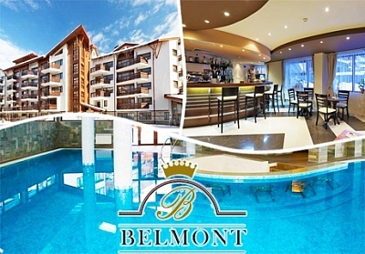  Нощувка за двама или трима + басейн и СПА в хотел Белмонт, Банско! 