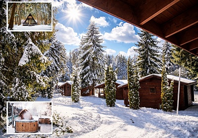 Нощувка в къщи с капацитет до 5 човека във Вилни селища Ягода и Малина, Боровец