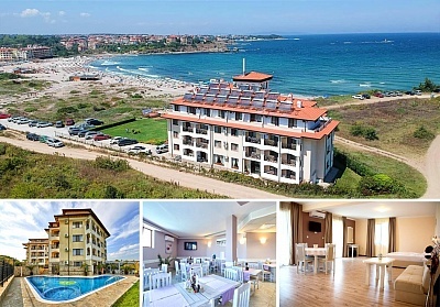 Нощувка на първа линия в Царево, All inclusive Light хотел Томас Резиденс