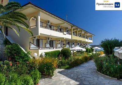 Нощувка със закуска в Hotel Sunrise, остров Амулиани, Гърция