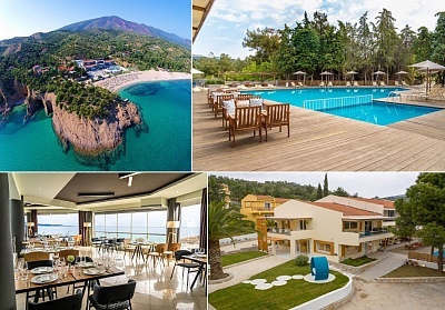 Нощувка със закуска на остров Тасос, Гърция, в Hotel Zoe****, на 100 м от плажа Трипити