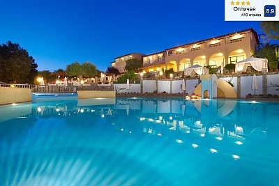 Нощувка със закуска и вечеря в хотел Acrotel Elea Beach 4* на 300m от плажа в Ситония, Гърция