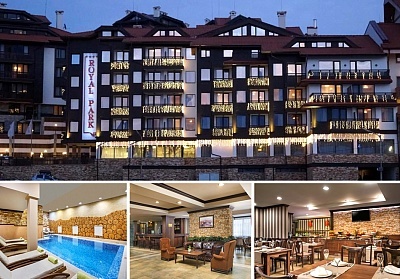 Нощувка със закуска или закуска и вечеря в хотел Роял Парк, Банско