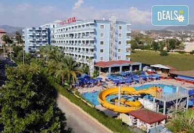 7 нощувки ALL INCLUSIVЕ на море в Турция, Caretta Relax Hotel 4*, Алания! Безплатно за дете до 11.99 г, водни пързалки, басейн и транспорт от Belprego Travel