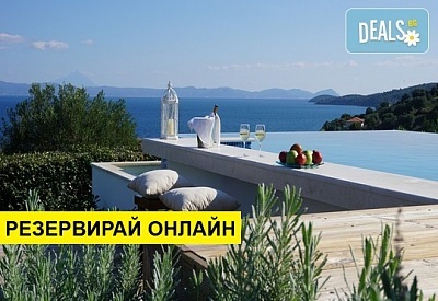 5+ нощувки на човек на база Само стая, Закуска, Закуска и вечеря в Kappa Resort, Палюри, Халкидики