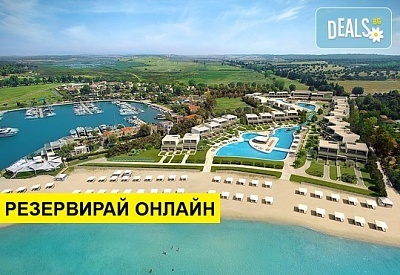 5+ нощувки на човек на база Закуска и вечеря, Закуска, обяд и вечеря в Sani Dunes 5*, Сани, Халкидики