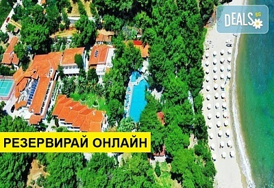 2+ нощувки на човек на база Закуска, Закуска и вечеря в Porfi Beach Hotel 3*, Никити, Халкидики