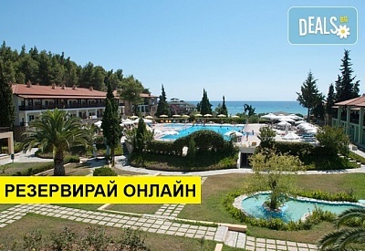 2+ нощувки на човек на база Закуска, Закуска и вечеря в Simantro Beach Hotel 5*, Сани, Халкидики