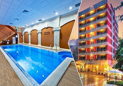  2 нощувки за ДВАМА със закуски и вечери, масаж + СПА и минерален басейн в хотел Свети Никола****, Сандански! 