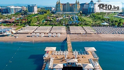 Нова година в Анталия с чартърен полет от София или Варна! 4 Ultra All Inclusive нощувки в Royal Holiday Palace 5* + закрит отопляем басейн и релакс зона, от Go2Holiday