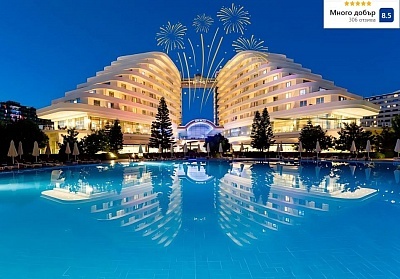 Нова година в Анталия: 4 нощувки Ultra All Inclusive в Miracle Resort Hotel 5*