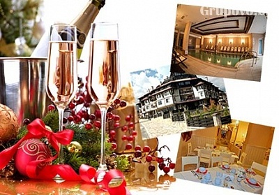  Нова Година в хотел Мария-Антоанета Резиденс, Банско! 3 нощувки със закуски и вечери, празничен куверт + басейн и релакс пакет 