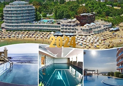 Нова Година в Св. Св. Константин и Елена! 2 или 3 нощувки на човек на база All Inclusive + Новогодишна вечеря с DJ и участието на Петя Буюклиева+ минерални басейни и СПА пакет в хотел Сириус Бийч