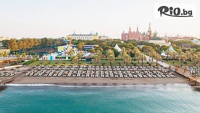 Нова година в Kremlin Palace 5*, Анталия: Чартърен полет от София, Пловдив или Варна с Ultra All Inclusive и спа удобства
