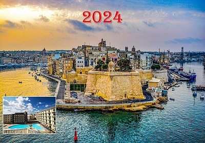 Нова 2024 година в Малта! Самолетен билет от София + 3 нощувки на човек със закуски в хотел Topaz Hotel 3* + доплащане за Новогодишна вечеря от ТА Надрумтур