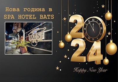 Нова година в Петрич! 2 нощувки на човек със закуски и вечери + новогодишна заря и релакс зона с басейн от хотел Бац****