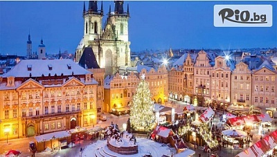 Нова година в Прага, Чехия! 4 нощувки със закуски на блок маса в Hotel Duo 4* + самолетни билети и обзорна обиколка на Прага, от Mistral Travel andamp; Events