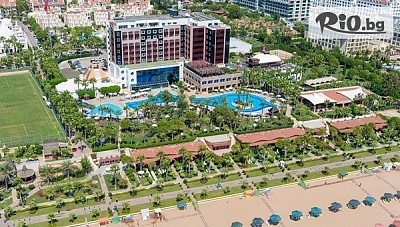 Нова година в Сиде с чартърен полет от София или Варна! 4 All Inclusive нощувки в Kamelya Sentido Selin 5* + 2 закрити басейна, СПА и релакс зона