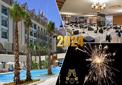 Нова Година в SIDE CROWN PALACE 5*, Сиде, Турция. Чартърен полет от София + 5 нощувки на човек на база Ultra All Inclusive!
