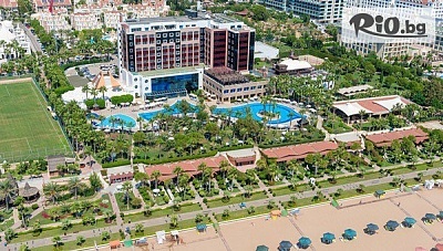 Нова година в Турция! 4 нощувки на база All Inclusive с празнична вечеря в Kamelya Sentido Selin 5* в Сиде + автобусен транспорт, от Белпрего Травел