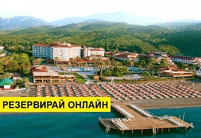 Нова Година 2020 в Турция със самолет! 4 нощувки на човек на база All inclusive в Akka Hotels Alinda 5*, Кемер, Турска ривиера с двупосочен чартърен полет​ от София