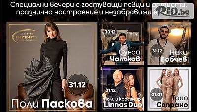 Нова година във Велинград - СПА хотел Инфинити Парк с минерални басейни и празнична програма