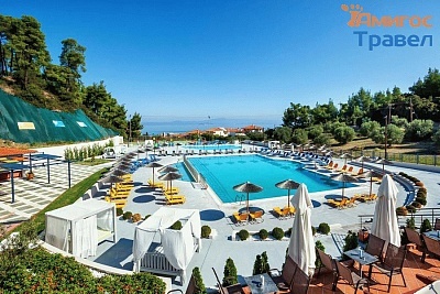 Оферта с 20% отстъпка за нощувка, закуска и вечеря в Atrium Hotel - Пефкохори, Касандра