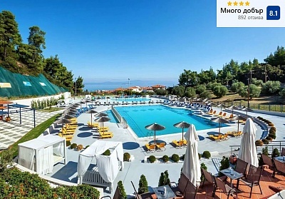 Отдих в Atrium Hotel**** Пефкохори, Гърция с нощувка, закуска и вечеря или All Inclusive
