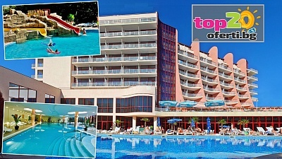 до -35% Отстъпка на Ранни записвания за Морска почивка с Premium All inclusive! Нощувка с Premium All inclusive + Вътрешен Отопляем басейн + Външни Басейни с Пързалки, Сауна, Парна баня, Чадър и Шезлонг на ПЛАЖА и Анимация за деца и възрастни в Хотел Апол