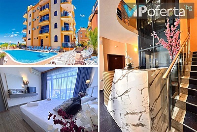 Пакет за двама с външен басейн и яхта в хотел Пенелопе Приморско