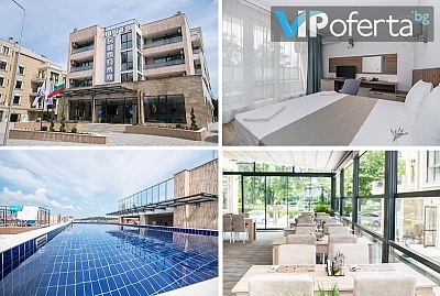 Пакети за нощувка със закуска, вечеря или Ultra All inclusive + басейн в Приморско