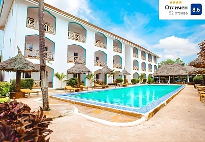 На първа линия в AHG SUN BAY MLILILE BEACH HOTEL, Занзибар: Самолет от София и 7 нощувки All Inclusive