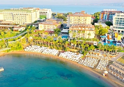 На първа линия - Аланя, Турция: 7 нощувки Ultra All Inclusive в EOS BEACH RESORT 4*