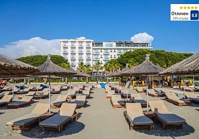 На първа линия в Дуръс, Албания - Полет от София и 4 нощувки в хотел Grand VM Resort and Spa 5*
