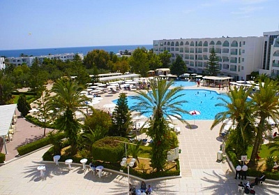 На първа линия в хотел EL MOURADI PALACE 5*, Хамамет, Тунис. Полет от София + 7 нощувки за ДВАМА на база All Inclusive