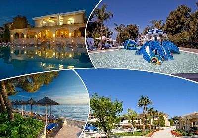  На първа линия в Hotel Portes Beach****, Неа Потидея, Гърция! 3+ нощувки на човек със закуски и вечери или на база All Inclusive + басейн 