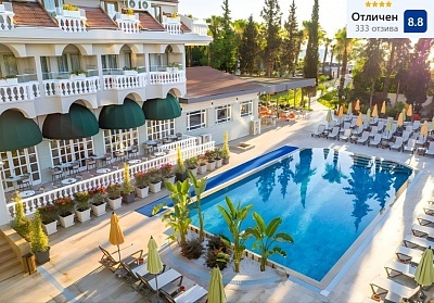 Първа линия в хотел Rose Garden Premium 4*, Алания, Турция с чартърен полет от София и All Inclusive