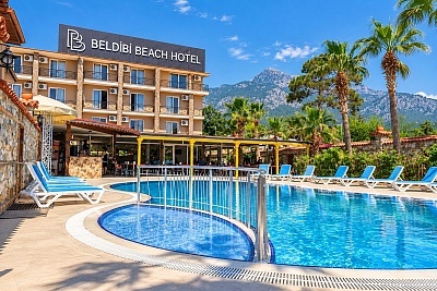 На първа линия в Кемер: Полет от София и 7 нощувки на All Inclusive в хотел BELDIBI BEACH, Турция