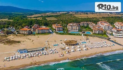 На първа линия в Лозенец през Юни и Август! Нощувка на база All Inclusive + басейн, чадър и шезлонг + дете до 11.99г. безплатно, от Хотел Оазис дел Маре 4*
