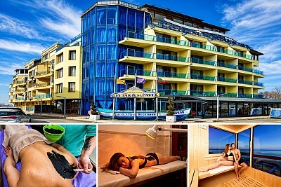 Хотел Св. Св. Петър и Павел на първа линия в Поморие с панорамна термална зона