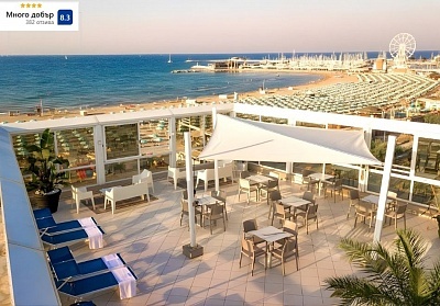 Чартърен полет София до Римини: 7 нощувки със закуски в HOTEL BAIA IMPERIALE 4*