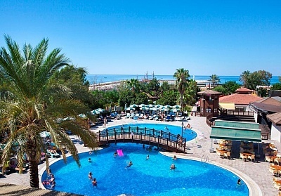 На ПЪРВА ЛИНИЯ в SEHER RESORT & SPA HOTEL 5*, Сиде, Турция. Чартърен полет от София + 7 нощувки на човек на база All Inclusive + 3 басейна, 2 водни пързалки и СПА!