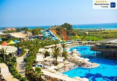 На първа линия в Сиде, Турция: 7 нощувки Ultra All Inclusive в SUNMELIA BEACH RESORT 5*