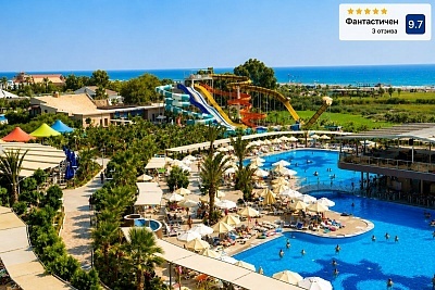 На първа линия в Сиде, Турция: Ultra All Inclusive в SUNMELIA BEACH RESORT 5*
